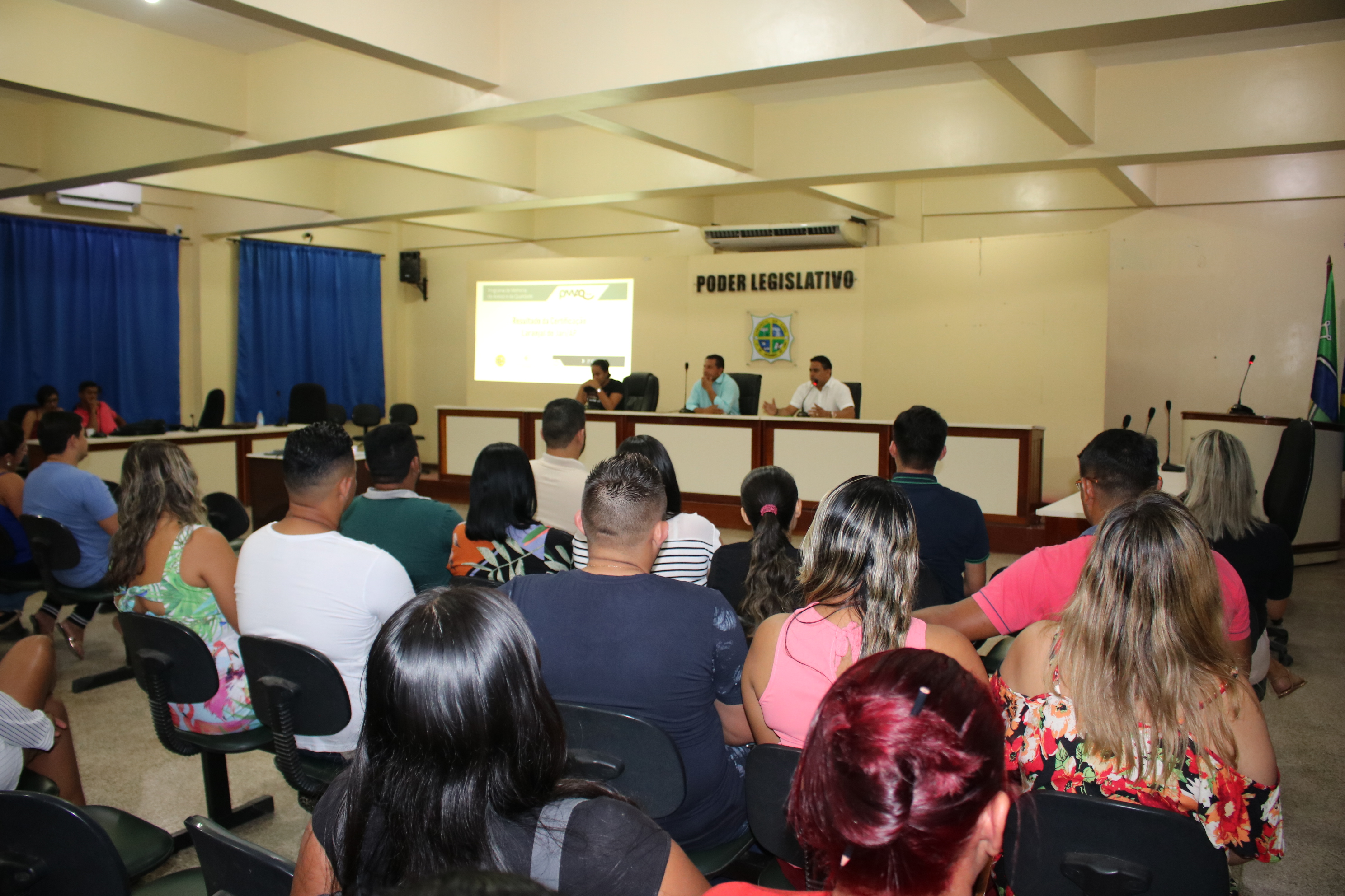 Resultado do Programa de Melhoria do Acesso e da Qualidade PMAQ e apresentado aos profissionais de Saúde.